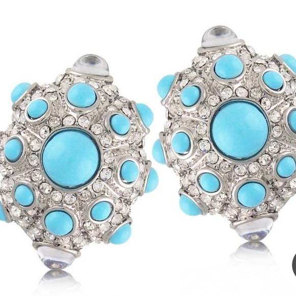 Angélique de Paris Jewelry - Angelique de Paris CalypsoRobinsEggClip-On Earring